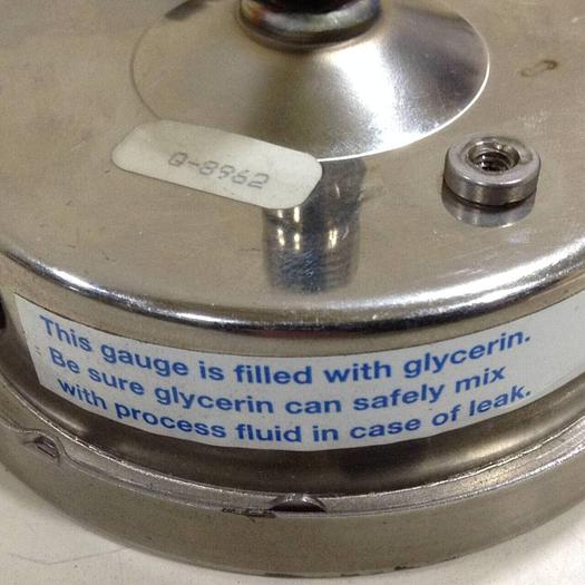 Used ASHCROFT 0-3000 PSI Pressure Gauge Q-8962 #76752