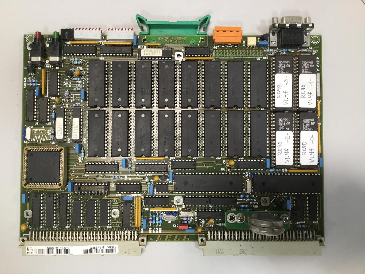 Used KEBA Circuit Board E-CPU-186-C D1844A-1 USED