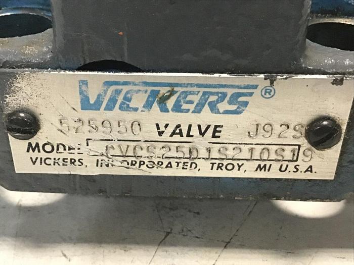 Used VICKERS Valve CVCS25D1S210S19 USED