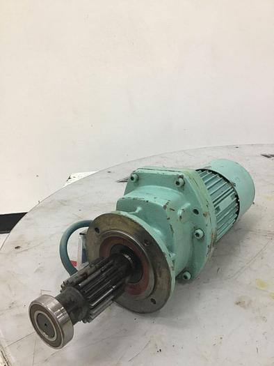 Used FLENDER 0.75 HP Die Height Motor ZF112G71M4L4 #135196
