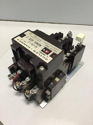 Used CUTLER HAMMER Motor Starter Size 2 A10DN0 #145066