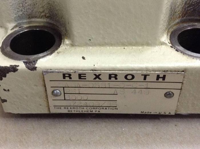 Used REXROTH Valve AGA05810C1 #67724