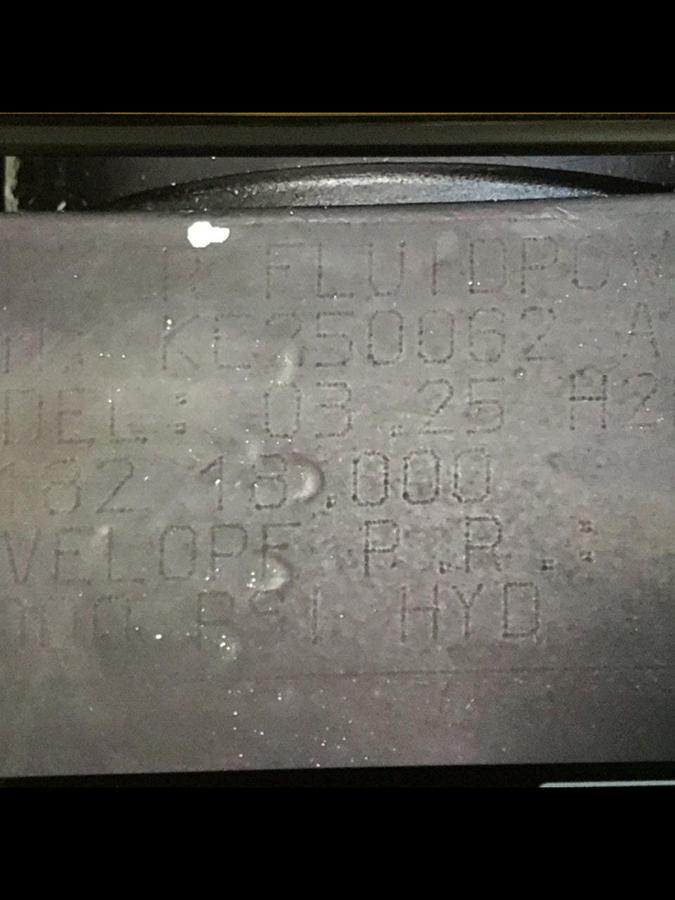Used PARKER Injection Sled Cylinder 03.25 H2H USED 