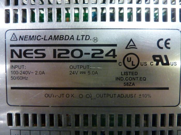 Used NEMIC-LAMBDA Power Supply NES 120-24 #51681