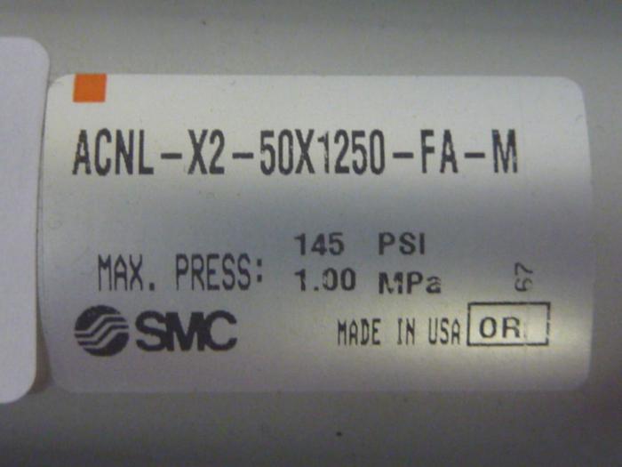 SMC Cylinder ACNL-X2-50X1250-FA-M USED