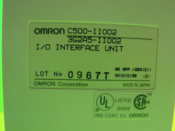 Used OMRON I/O Module C500-II002 #75404