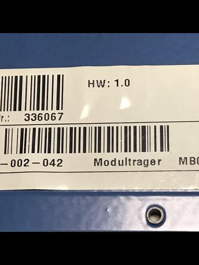 Used SIGMATEK Rack Chassis Module MB042 01-002-042 Used