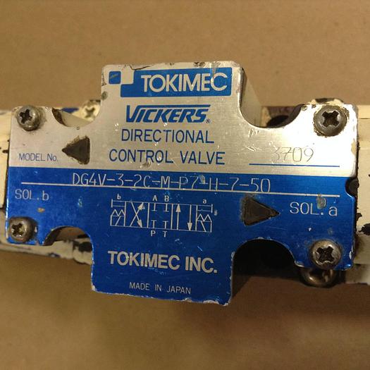 Used VICKERS Tokimec Directional Control Valve DG4V32CMP7H750 Used