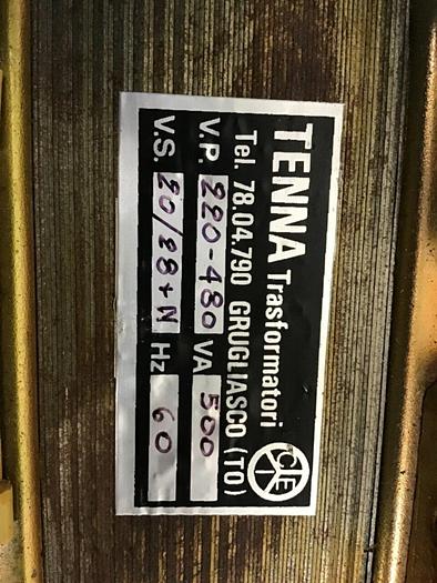 Used TENNA 500 VA Transformer 220-480 #136178