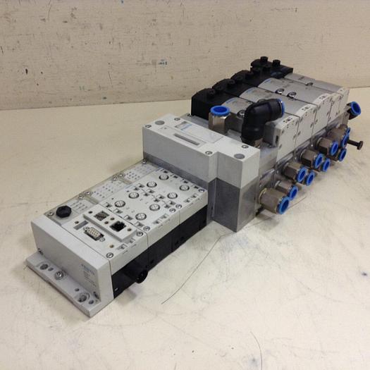 Used FESTO Control Block w/ Valves VTSA-FB Used