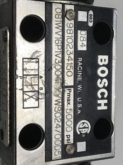 Used BOSCH Valve 081WV16P1V3004FXYWS02400D51 #115866