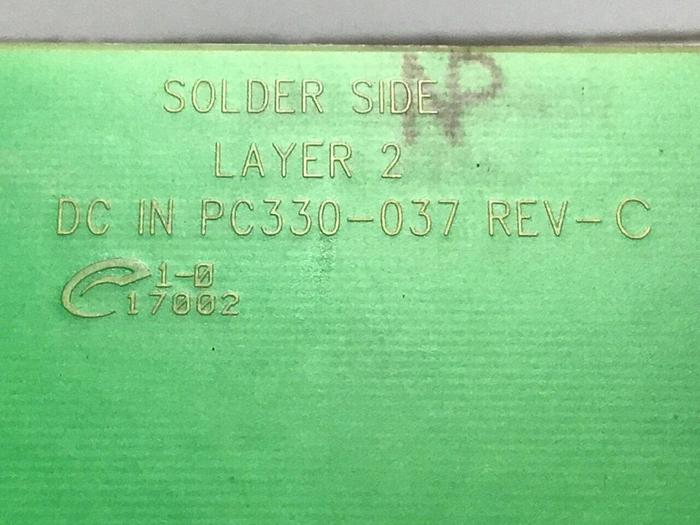 Used VAN DORN DC Input Board 330037 PC330-037 Used