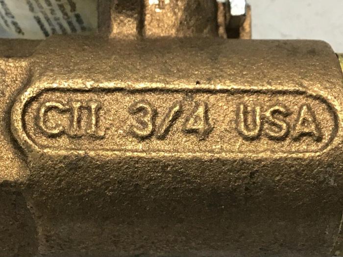 Used PARKER Ball Valve 600 WOG Used #117127