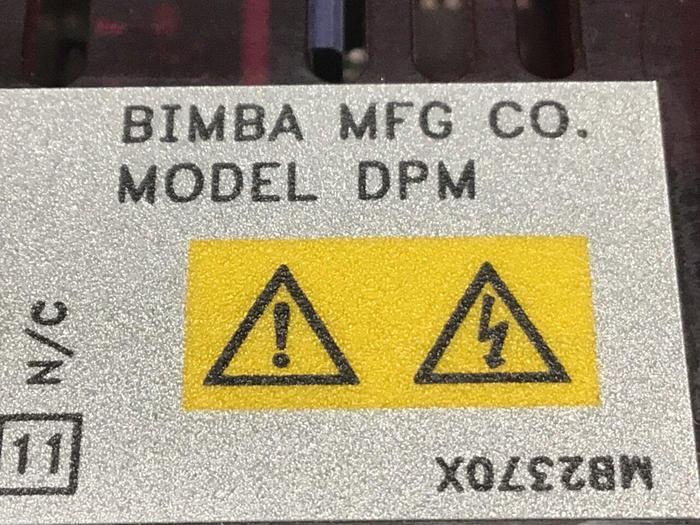 Used BIMBA Digital Panel Meter DPM #129878