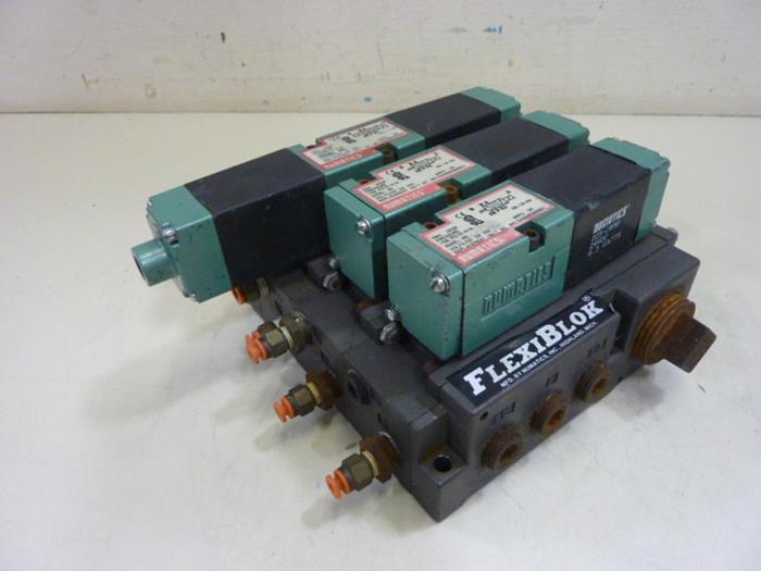 Used NUMATICS Control Block w/ Valves 081SS400M000061 #61226