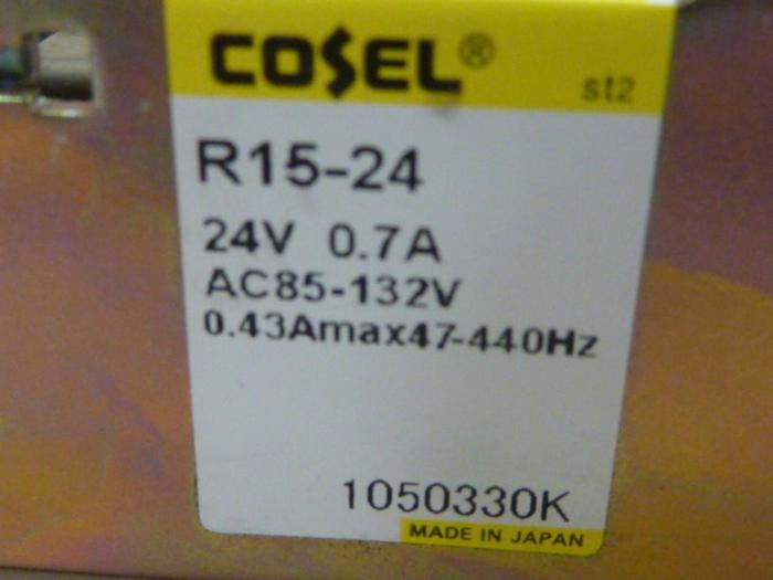 Used COSEL Power Supply R15-24 #60869