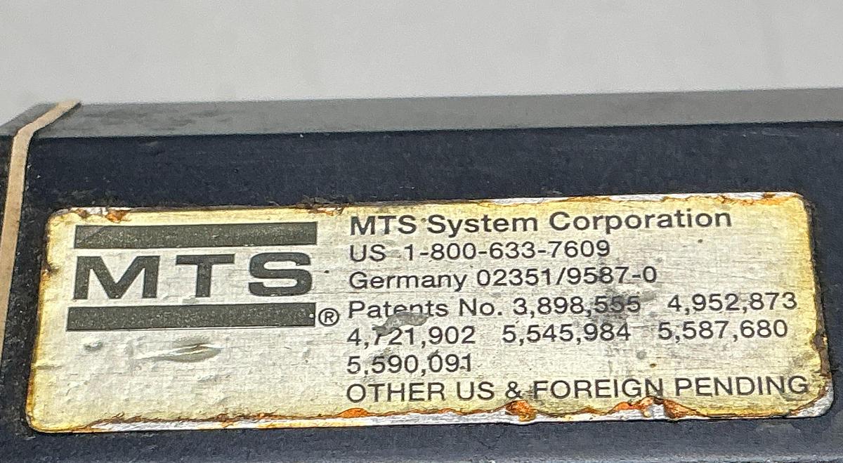 Used MTS SYSTEMS CO LPSLVC02601AX