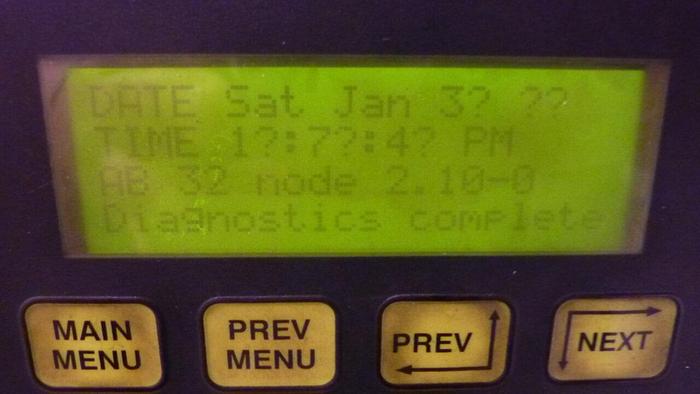Used SPECTRUM CONTROLS Operator Interface Panel S0I-200-AB-120A-28K-485-RTC #72119