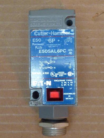 Used CUTLER HAMMER Limit Switch E50SAL6PC #23159