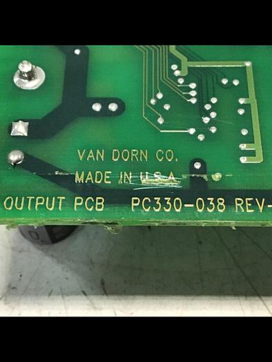 Used VAN DORN Pathfinder DC Output Board PC330-038 Used