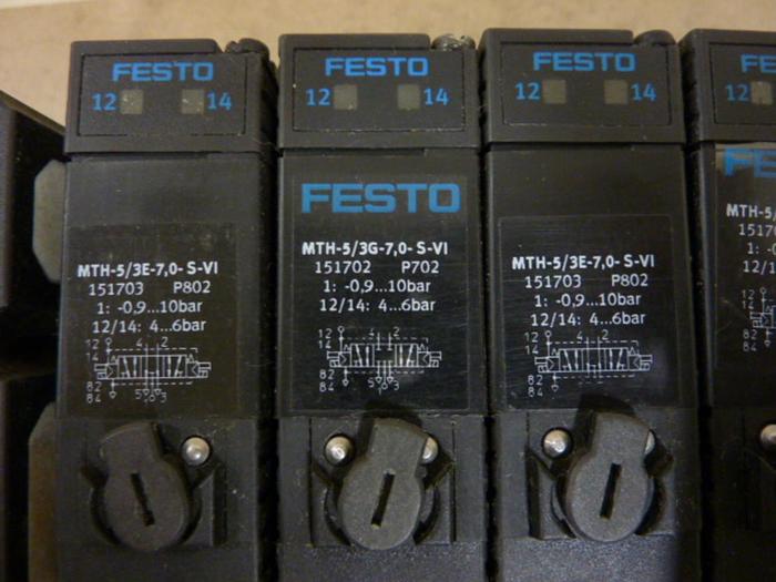 Used FESTO Control Block w/ Valves IFB8-03 #52808
