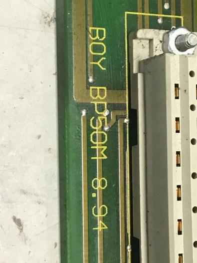 Used BOY MACHINES Back Plane 9636055 #139557