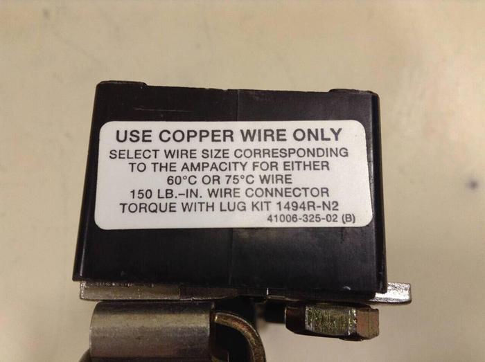 Used ALLEN BRADLEY Trailer Fuse Block 1494F-FS100 SER A #86255