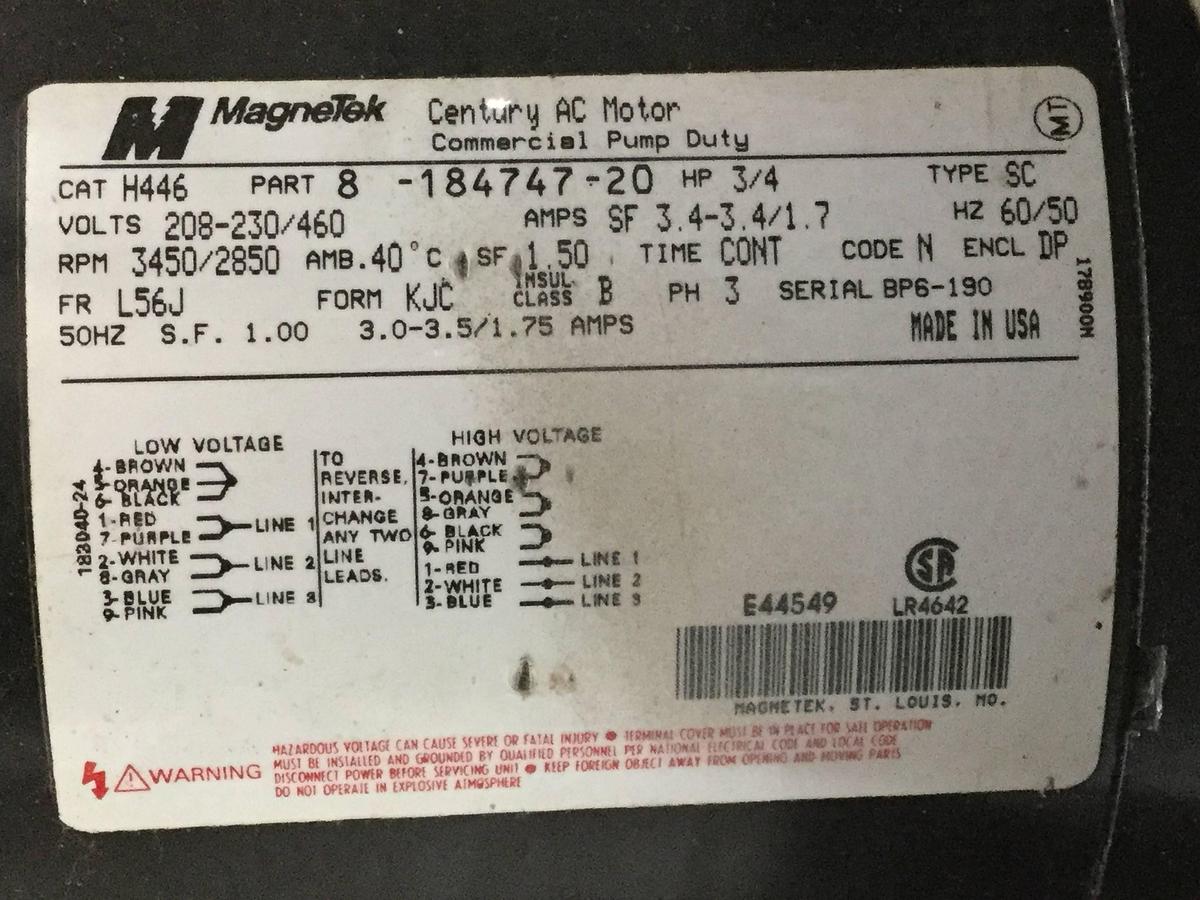Used AEC Thermolator TDWF7M09S3 USED