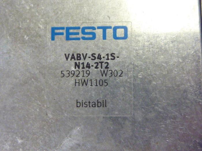 Used FESTO Control Block w/ Valves VABE-S6-1R-N12 #61211