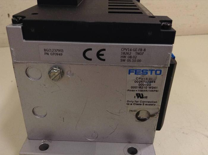 Used FESTO Valve Terminal CPV14 CPV14-VI #70422
