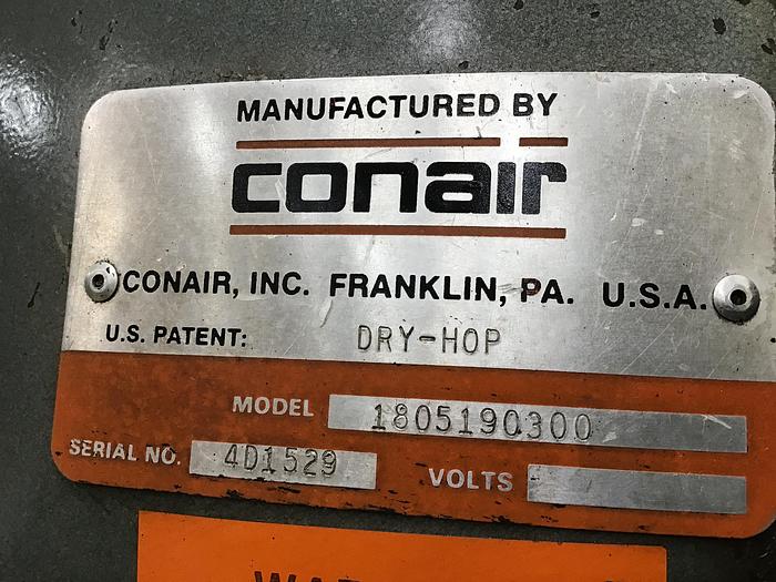 Used CONAIR Drying Hopper 1805190300 ST Used #142417