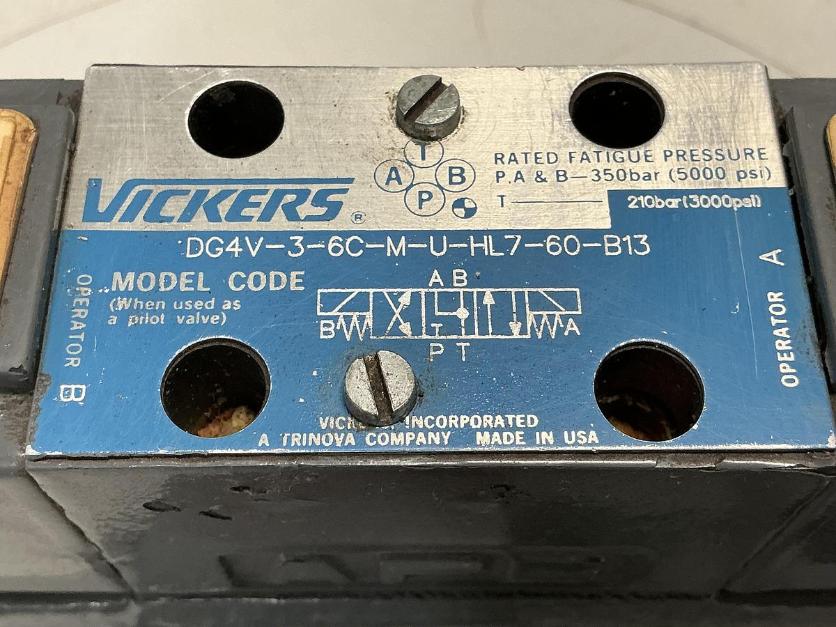 Used VICKERS DG4V-3-6C-M-U-HL7-60-B13