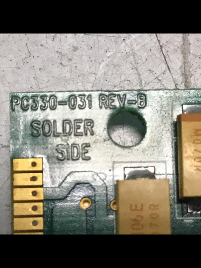 Used VAN DORN Sequencer Circuit Board PC330-029 330-029 #137152
