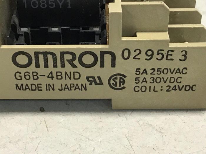 Used OMRON Relay Terminal Block G6B-4BND #118603