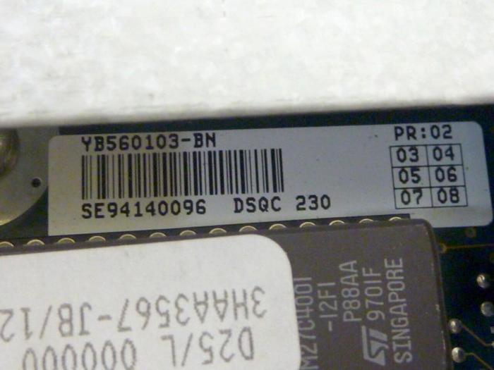 Used ABB Control Board YB560103-BN #62825