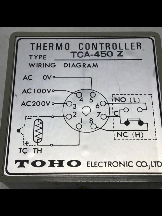 Used TOHO Thermo Controller TCA-450Z USED