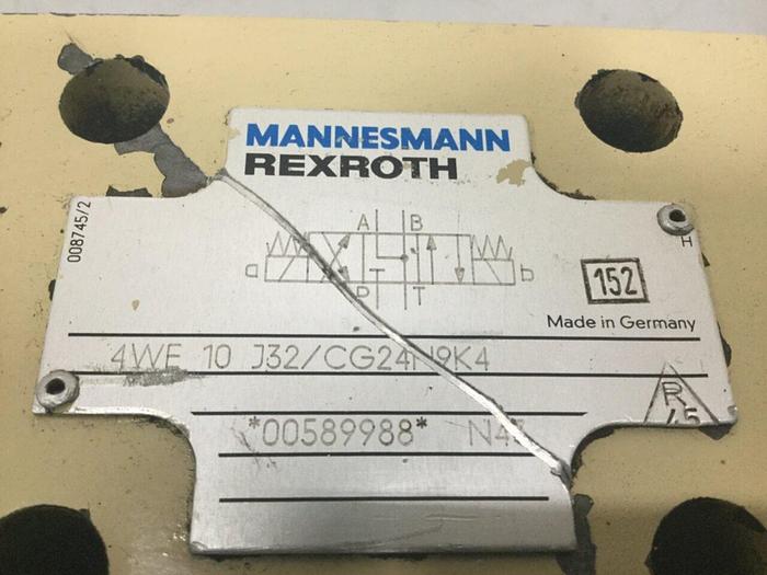 Used REXROTH Valve 4WE10J32/CG24N9K4 #114914