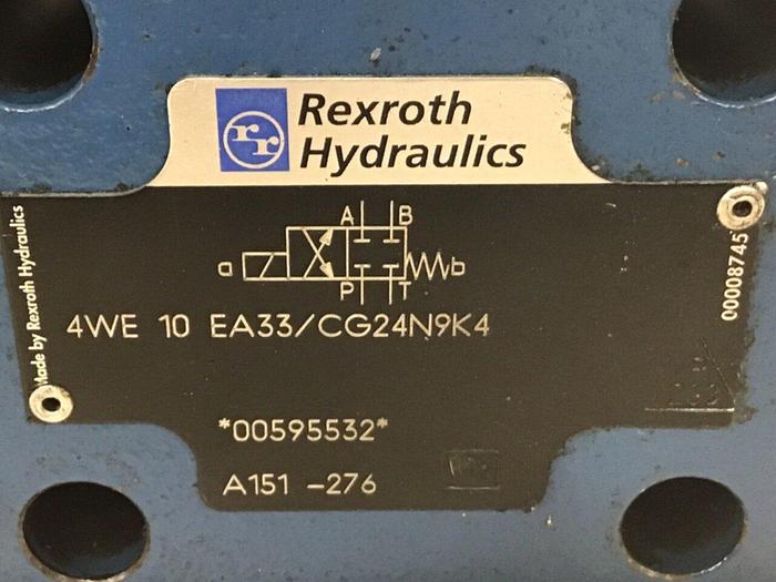 Used MANNESMANN REXROTH Valve 4WE10EA33/CG24N9K4 Used