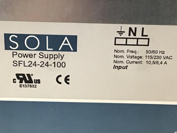 Used SOLA ELECTRIC Power Supply SFL24-24-100 #133126