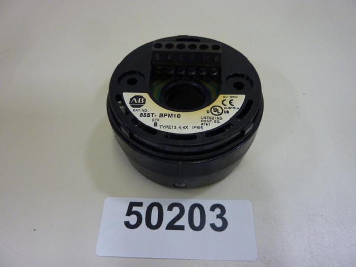 Used ALLEN BRADLEY Mounting Base 855T-BPM10 SER B #50203