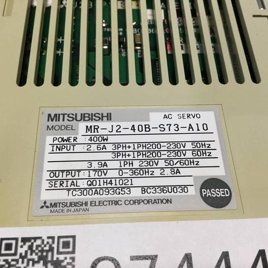 Used MITSUBISHI AC Servo Drive MR-J2-40B-S73-A10 #97444