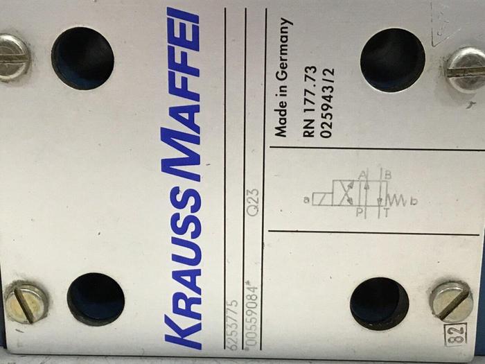 Used KRAUSS MAFFEI Valve 6253775 #125950