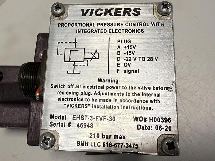 Used VICKERS EHST-3-FVF-30