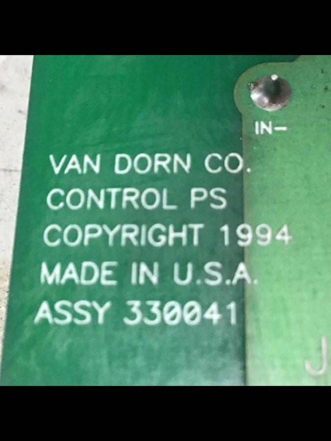 Used VAN DORN Circuit Board 330041 PC330-041 Used