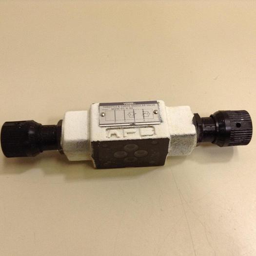 Used YUKEN Throttle & Check Modular Valve MSW-01-X-50 #72543