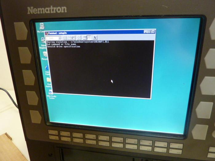 Used NEMATRON CORP Operator Panel IC63A1-J8310361 Used
