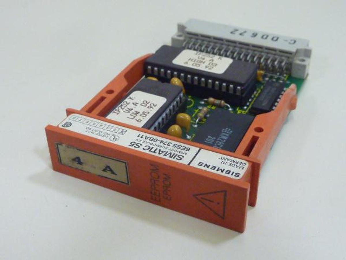 Used SIEMENS / VAN DORN SIMATIC S5 Memory 6ES5 374-0BA11 Used