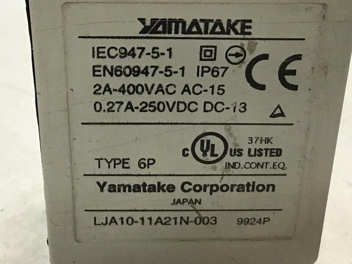 Used YAMATAKE Limit Switch LJA10-11A21N-003 USED