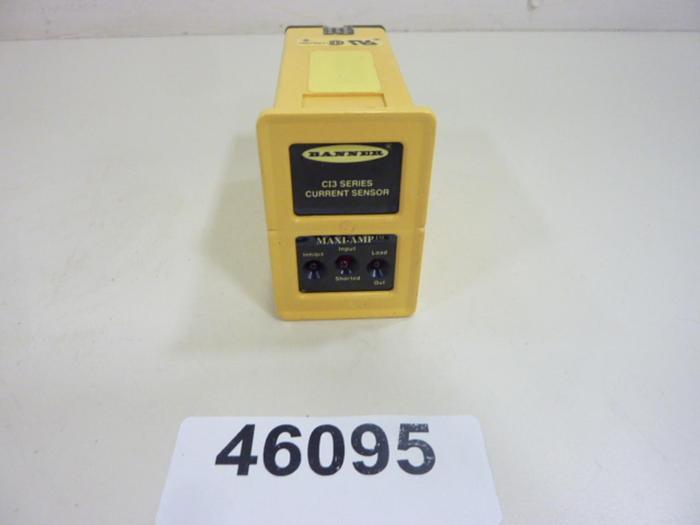 Used BANNER ENGINEERING Current Sensor CI3RC #46095