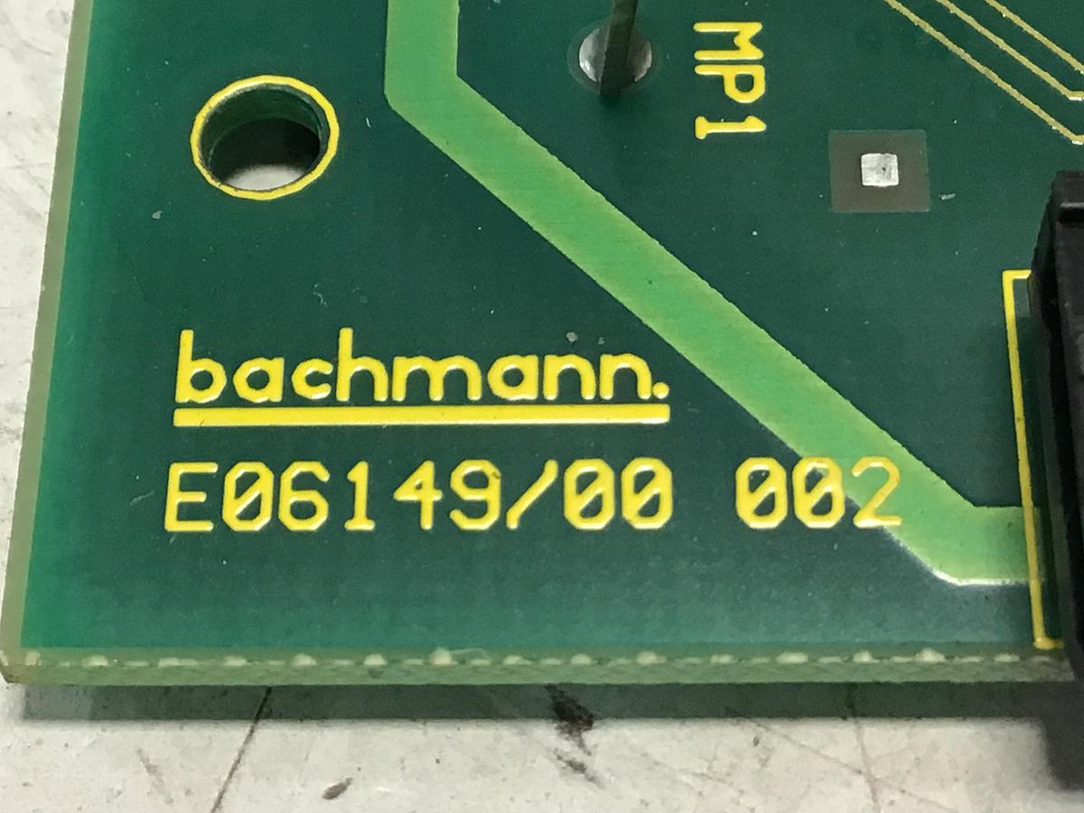 Used BACHMANN ELECTRONIC Circuit Board CA16/P2.5S E06149/00 002 USED